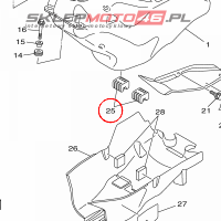 YAMAHA - PODKLADKA GUM. nr: 3B4241810000