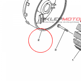 YAMAHA - WIRNIK nr: 3B4814500000