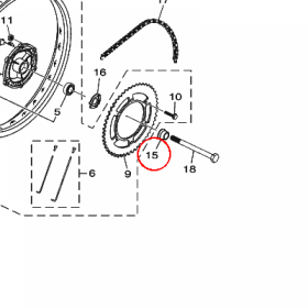 YAMAHA - ZAPINKA nr: 3D6F53170100