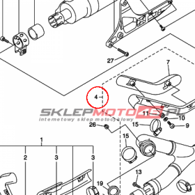 YAMAHA - RURA WYDECH. nr: 3D8146200000