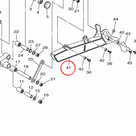 YAMAHA - CASE, CHAIN 2 nr: 3D8223120000