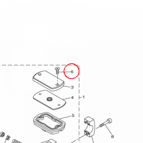 YAMAHA - SCREW nr: 3D82589H0000
