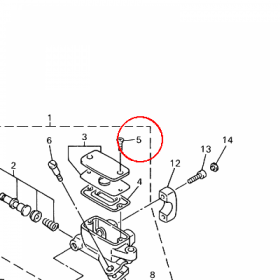 YAMAHA - SCREW nr: 3D82589H1000