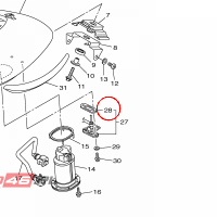YAMAHA - GASKET, SENDER UNIT nr: 3D8857530000