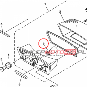 YAMAHA - ZAROWKA nr: 3D9H47140000
