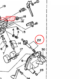 YAMAHA - ROD SET nr: 3DM145040100