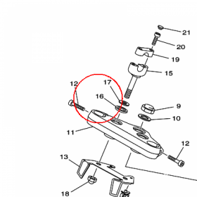 YAMAHA - PODKLADKA GUM. nr: 3DM234450000