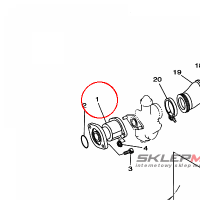 YAMAHA - kruciec ssacy nr: 3FA135860000