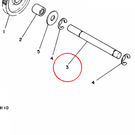 YAMAHA - WALEK nr: 3FA155210000