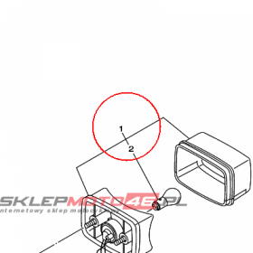 YAMAHA - LAMPA TYL. nr: 3FA847100100