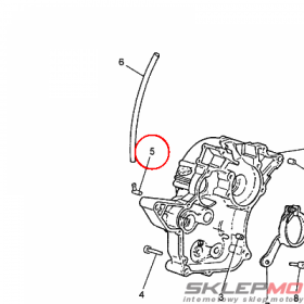 YAMAHA - ZLACZKA MET. nr: 3FNE53710000
