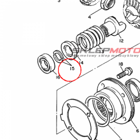 YAMAHA - WASHER, THRUST nr: 3H5175290000