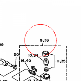 YAMAHA - WHEEL CYLINDER 2 (L/H) nr: 3HN259600000