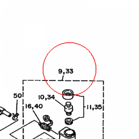 YAMAHA - WHEEL CYLINDER 2 (R/H) nr: 3HN259900000