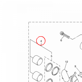 YAMAHA - TLOK ZACISKU HAM. nr: 3JB258020000