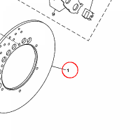 YAMAHA - TARCZA HAM. nr: 3JB2582U0100