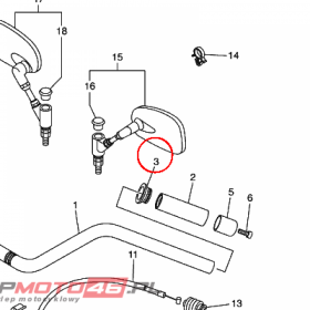 YAMAHA - WIRNIK nr: 3JB262730000