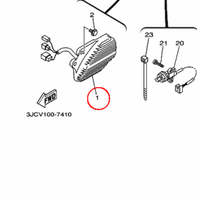 YAMAHA - regulator napiecia nr: 3JB819600100