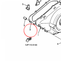 YAMAHA - uszczelka nr: 3JP154510100