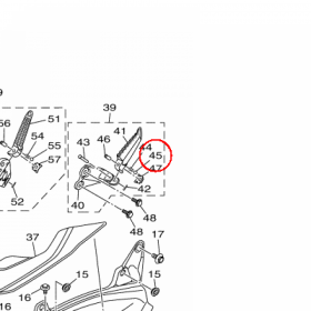 YAMAHA - KOLKA LOZYSKA nr: 3KAWF0550000