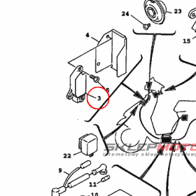 YAMAHA - regulator napiecia nr: 3KWH19600300