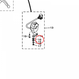 YAMAHA - PODKLADKA nr: 3L4839430000
