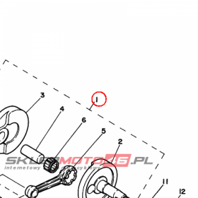 YAMAHA - WAL KORB. nr: 3L5114000200