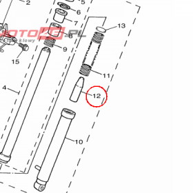 YAMAHA - RUBBER nr: 3L6231950000