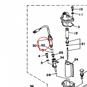 YAMAHA - O-RING nr: 3LC1416A0000