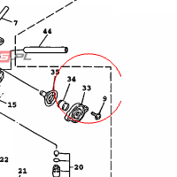 YAMAHA - COVER, DIAPHRAGM nr: 3LD149580000
