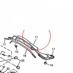 YAMAHA - WYPELNIENIE OWIEWKI nr: 3LD2837M0000