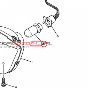 YAMAHA - zarowka nr: 3NS843140000