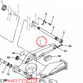 YAMAHA - WAHACZ nr: 3P6221101100