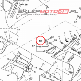 YAMAHA - WIAZKA PRZEW. EL. nr: 3P6835090000