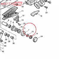 YAMAHA - OSLONA SIMMERINGU nr: 3R4221290000