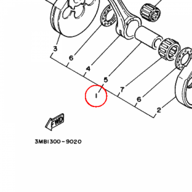 YAMAHA - WAL KORB. nr: 3RM114000000