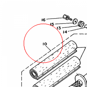 YAMAHA - TLUMIK nr: 3SP147530000