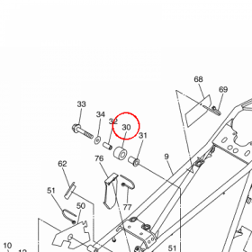 YAMAHA - NAPINACZ LANC. ROZ. nr: 3TB221780000