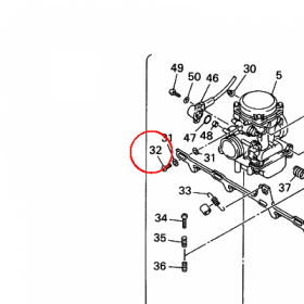 YAMAHA - SCREW, GUIDE nr: 3TJ142454000