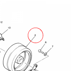 YAMAHA - WIRNIK nr: 3UF814501000