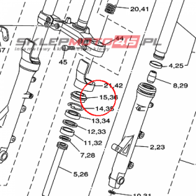 YAMAHA - simmering nr: 3VD231440000