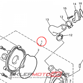 YAMAHA - WATER PUMP ASSY nr: 3YF124200000