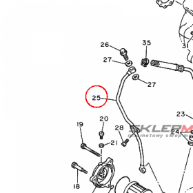 YAMAHA - PRZEWOD nr: 3YF131610000