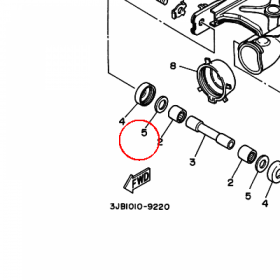 YAMAHA - WASHER nr: 3YF221490000