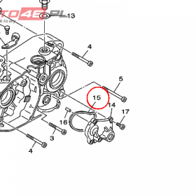 YAMAHA - USZCZELNIACZ nr: 401154490000