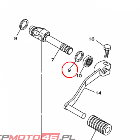 YAMAHA - SHIM nr: 401183340000