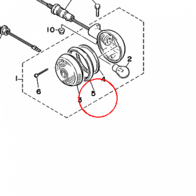 YAMAHA - RAMKA PLAST. nr: 42X833630000