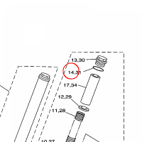 YAMAHA - O-RING nr: 43F231881000