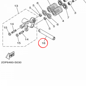 YAMAHA - WALEK nr: 45PE21560000