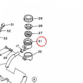 YAMAHA - ZBIORNIK PLYNU HAM. nr: 47X258940000